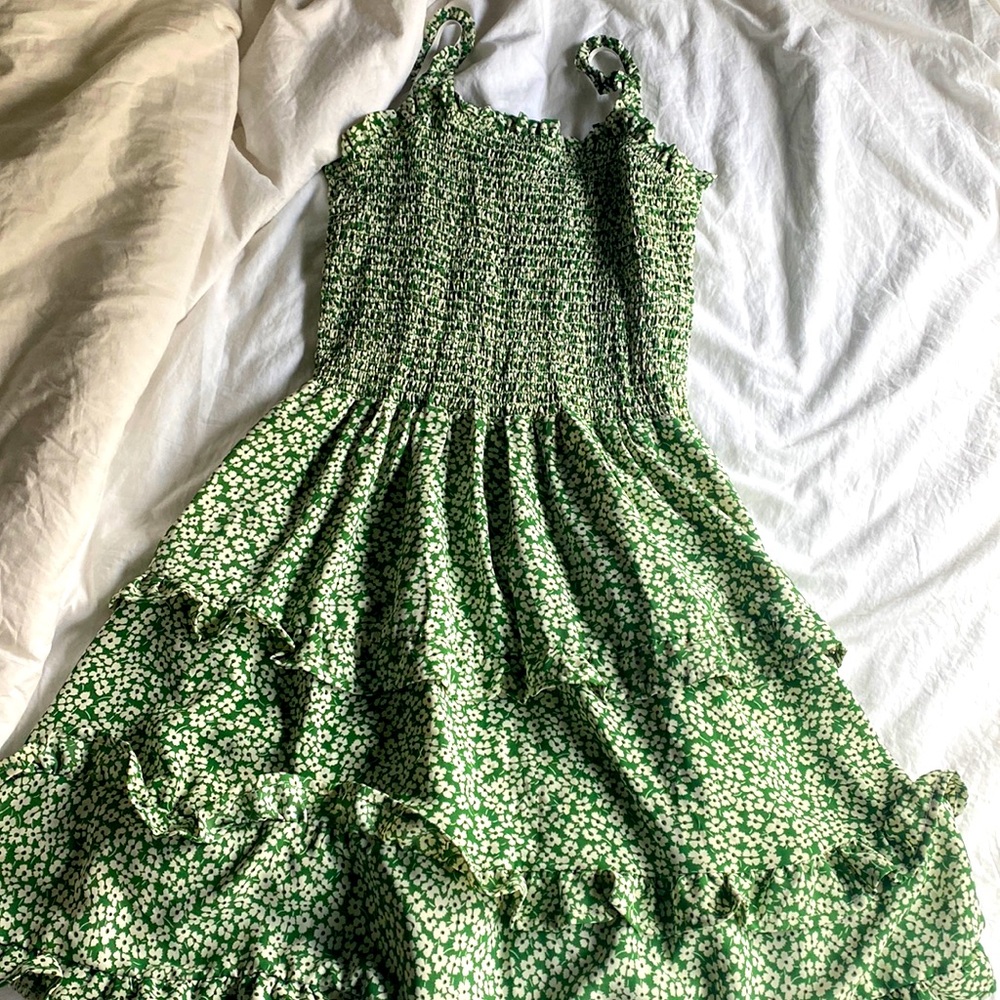 Shein flow floral dress